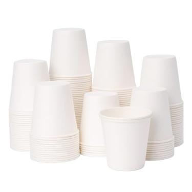 Imagem de YEEHAW Copos de papel de 85 g, 3000, copos descartáveis para banheiro, papel de 85 g, copos de café expresso, copos de papel pequenos, copos de papel branco, enxaguante bucal de 85 g para banheiro, piquenique e churrasco