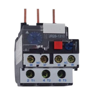 Imagem de Relé Térmico Bimetálico Modelo JR28 1312 Ajuste 5,5~8A - Contator IC09 até IC32