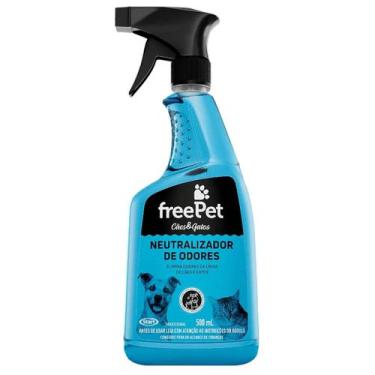 Imagem de Neutralizador de odores pisos e ambientes cães e gatos 500ml - freepet