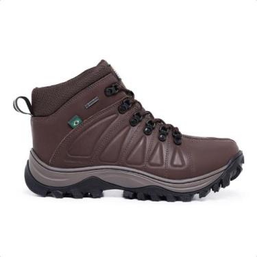 Imagem de Bota Urus Couro Masculina Trabalho Bico de Pvc Resistente - Master Boo