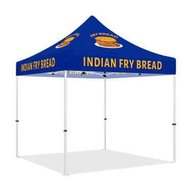 Imagem de Barraca de pão frito, tenda de dossel para uso externo resistente 25 x 25 cm, batata frita indiana com tema de taco, barraca de fornecedor de alimentos para negócios para mercado pop up