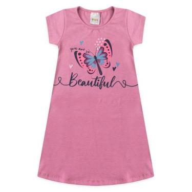 Imagem de Vestido Infantil - Borboleta - Lilás - BENETEX, 4