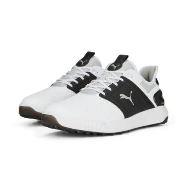 Imagem de PUMA Ignite Elevate Tênis masculino, Puma branco-puma preto metálico prata, 8.5 Wide