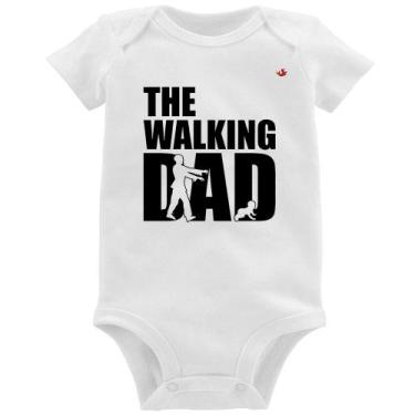 Imagem de Body Bebê The Walking Dad Paródia Meme - Foca na Moda, Branco, P