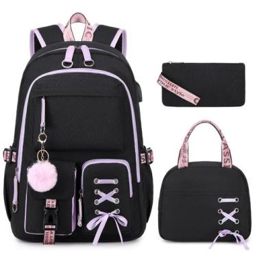 Imagem de Mochila Infantil ACESAK com Lancheira e Estojo de Lápis