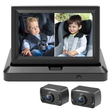 Imagem de Câmera de Carro e Bebê Itomoro HD 1080P Dual Channel com Visão Noturna