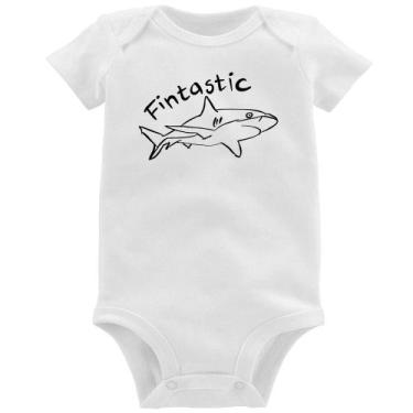 Imagem de Body Bebê Fintastic - Foca na Moda, Branco, GG