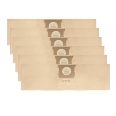 Imagem de Pacote com 6 sacos de filtro de poeira DXVA25-4040, substituição de 4 galões para aspirador de pó DEWALT DXV04T de 10 litros