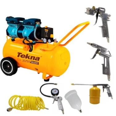 Imagem de Compressor de Ar Silencioso Isento de óleo 6,4 Pés 50 Litros CSP7050/5