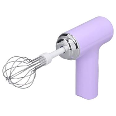 Imagem de Batedores de Ovos Elétricos, Misturador de Mão Sem Fio, Batedor de Ovos para Salada de Creme para Salada (Roxo)