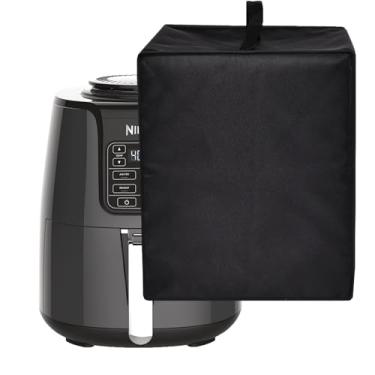 Imagem de CouldyCasi Capa contra poeira Air Fryer, resistente ao calor, tecido de nylon impermeável, preta, serve para fritadeira a ar Ninja AF101 4 Quart/Instant Vortex Plus 6QT XL