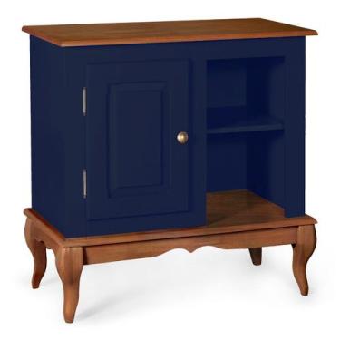 Imagem de Gabinete para Banheiro 1 Porta 2 Nichos e Pés Luiz XV Dália 3051 Linz 