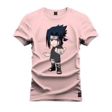 Imagem de Camiseta Unissex Algodão Premium Estampada Kakashi - Nexstar, Rosa, P