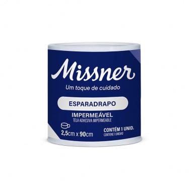 Imagem de Esparadrapo Missner Branco Impermeável - 2,5cm x 90cm