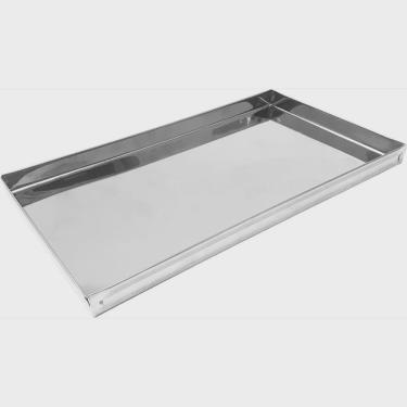 Imagem de Bandeja Canto Liso 45 X 25 X 2 Cm (inox)