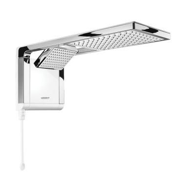 Imagem de Chuveiro Lorenzetti Acqua Duo Ultra 6800W 220V Branco/Prata