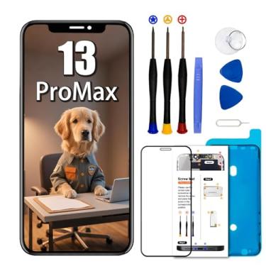 Imagem de EFAITHLIFE Tela de substituição para iPhone 13 Pro Max de 6,7 polegadas, tela LCD sensível ao toque com conjunto de ferramentas de reparo, compatível com modelos A2643, A2484, A2641, A2644, A2645 (sem