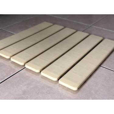 Imagem de Tapete estrado antiderrapanet para box banheiro - STM Plastic, Marfim