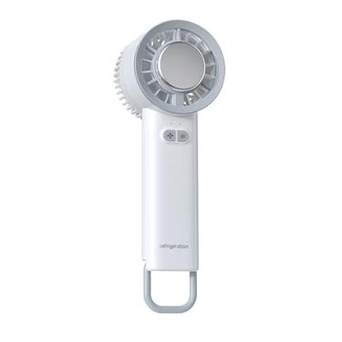 Imagem de Kuntesetty Ventilador pendurado do ventilador handheld MultiPurse Furpose Speed ​​de suporte dobrável ajustável para a maquiagem de lash de deslocamento de, Branco