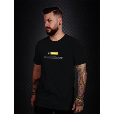 Imagem de Camiseta Heavy Minimal Preta, GG