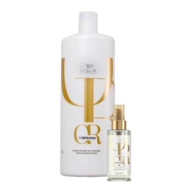 Imagem de Kit Wella Oil Reflections Shampoo 1L + Óleo Capilar Oil Reflections Light 100ml