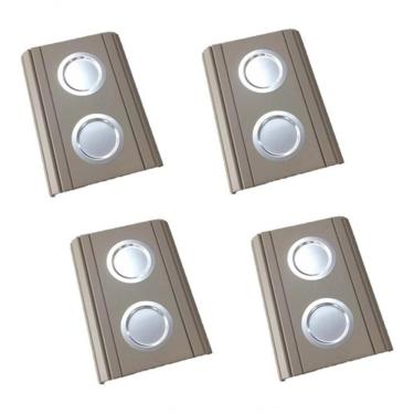 Imagem de Kit 04 Esteira Laqueada Sofá Copo Nude