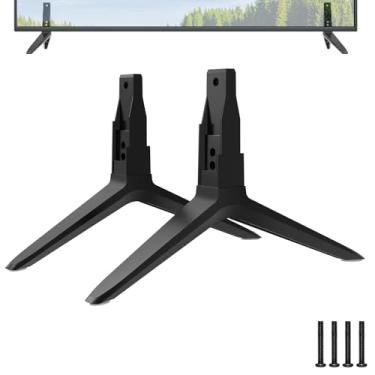 Imagem de Suporte de TV exclusivo para modelo de TV Vizio E32h-C1 D32x-D1, não compatível com outros dispositivos, para suporte de substituição de TV Vizio com parafusos e instruções, fácil de instalar
