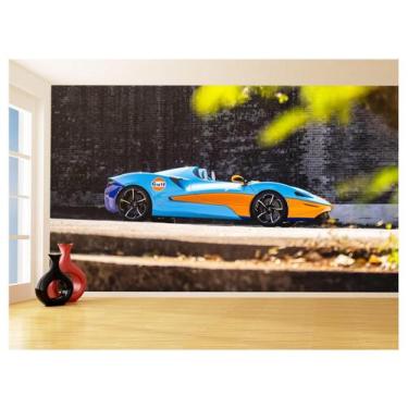 Imagem de Papel De Parede 3D Carro Mc Laren Pista Super 3,5M Car250 - Você Decor