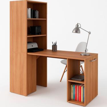 Imagem de Mesa Para Escritório Articulável Alta Multiuso Retrátil Amêndoa