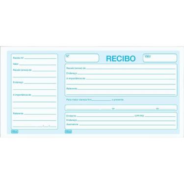 Imagem de Recibo Comercial Com Canhoto 50 Folhas Tilibra