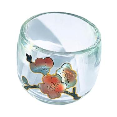 Imagem de WeiLaiKeQi Copo de vidro, copo de chá tradicional Kung Fu, caneca de café para adultos, homens, mulheres, bebidas quentes e frias, latte, hotel, cappuccino, Ameixa Bossom