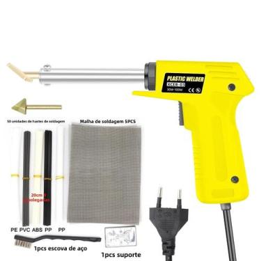 Imagem de Kit De Ferro De Solda Elétrico 100W Para Soldagem De Plástico, Carro, 