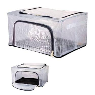 Imagem de Caixa Organizadora Multiuso 24 Litros 39X29X19Cm Empilhável - Top Rio