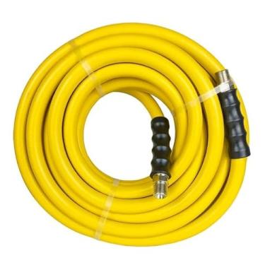 Imagem de BluShield Mangueira de lavadora de pressão com NPT de 3/20.3 cm, água quente e fria, sem marcação, fio de aço de alta resistência, 4000 PSI (3/20.3 cm x 75')