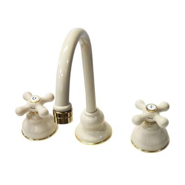 Imagem de Misturador Lavatorio Deca Belle Epoque Bege Bica Alta - 1877E52DOBE