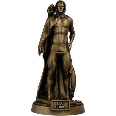 Imagem de Estátua Exu Cobra Imagem Umbanda Candomblé (Cor Ouro Velho)