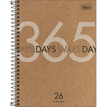 Imagem de Tilibra - Planner Espiral Kraftwork 17,7 x 24 cm 2026-365 Days