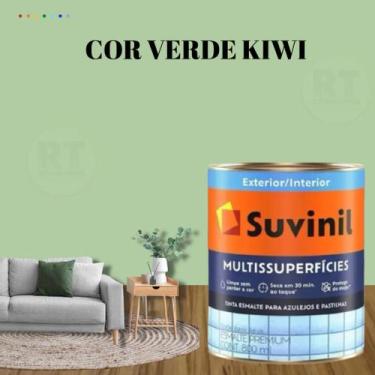Imagem de Tinta Epóxi Suvinil Multissuperfícies Antimofo Base Água Cor Verde Lav