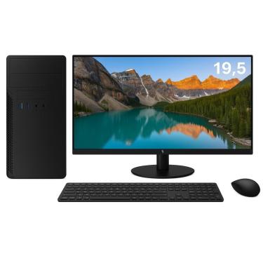 Imagem de Computador 3Green Completo Intel i5 6400, 8GB DDR4, SSD 512GB Nvme, Monitor Led 19,5" Wifi, 3GP-034