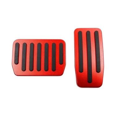 Imagem de 2023 Tesla Model 3 Y Metal Pedal Pads Capas Auto Acelerador Freio Rest