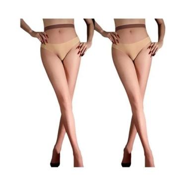 Imagem de Meia-calça Feminina Ultrafina Transparente De Cintura Alta Para Verão,