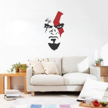 Imagem de adesivo de parede games jogos filmes god of war kratos - Adesivos Kigr