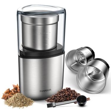 Imagem de Moedor de café SHARDOR Electric Herb/Wet Grinder Silver