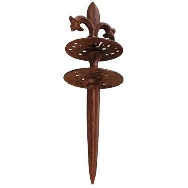 Imagem de Esschert Design USA Guias de mangueira de ferro fundido TG112S, conjunto de 3