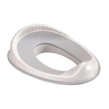 Imagem de Fenteer Assento de treinamento para penico de bebê, proteção contra respingos, almofada de apoio, assento sanitário para crianças pequenas, banheiro de, Cinza