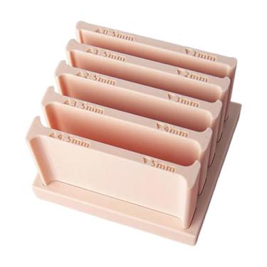 Imagem de Tachiuwa Kit para fabricação de tiras de polimérica de 0,5-5 mm com 5 matrizes, Bege