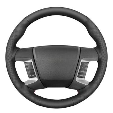 Imagem de MEWANT Capa de volante com costura DIY para Ford Fusion SE 2007-2012 acessórios de volante para Ford Fusion SE 2007-2012