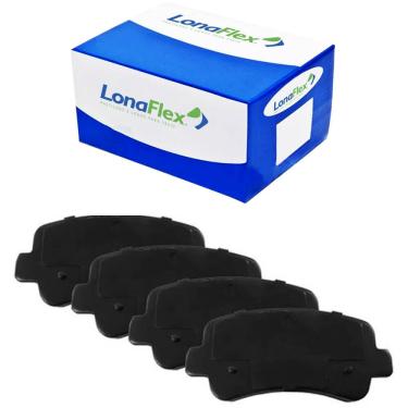 Imagem de Kit Pastilha Traseira Freio Renault Master Brembo Lonaflex