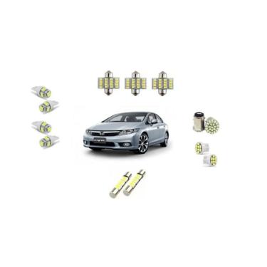 Imagem de Kit Lampadas Led Luz New Civic 2006 2007 2008 2009 2010 2011