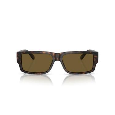 Imagem de Diesel Eyewear Óculos de sol retangulares DL2003, marrom, 57 mm